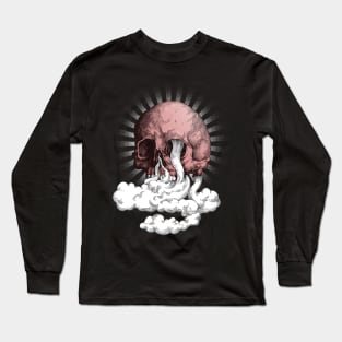 Vaper Skull Long Sleeve T-Shirt